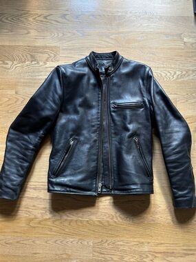 Vanson Model B Cafe Racer Men’s motorcycle jacket size 38